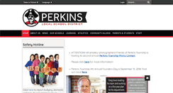 Desktop Screenshot of perkinsschools.org