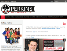 Tablet Screenshot of perkinsschools.org